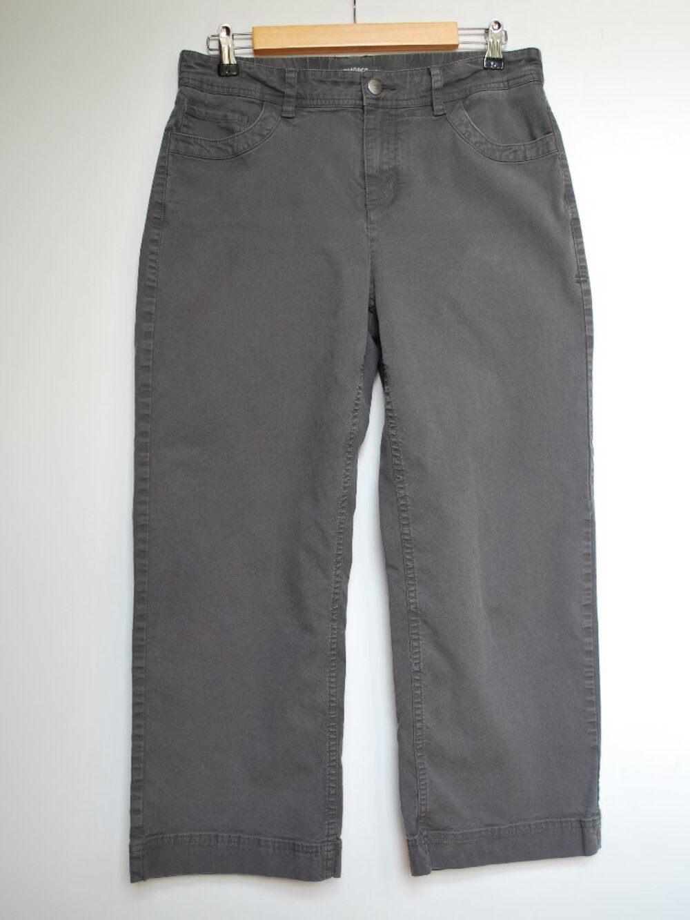Toad & Co Earthworks Wide Leg Crop Pant | Soot | 10